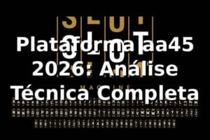 Plataforma aa45 2026: Análise Técnica Completa 🎰